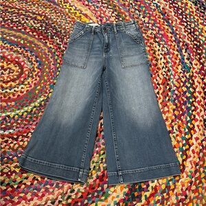 Pilcro Blue Wide Leg Jeans